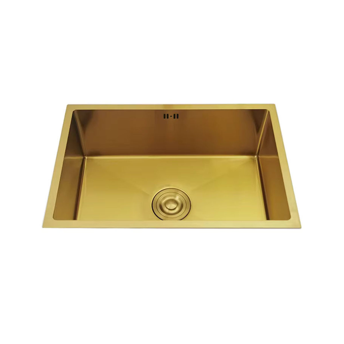 CKWS Küchenspüle aus Edelstahl 304 in Gold, modernes Waschbecken für Bar oder Küche, B/T/H: 45 x 40 x 40 cm - Bild 4
