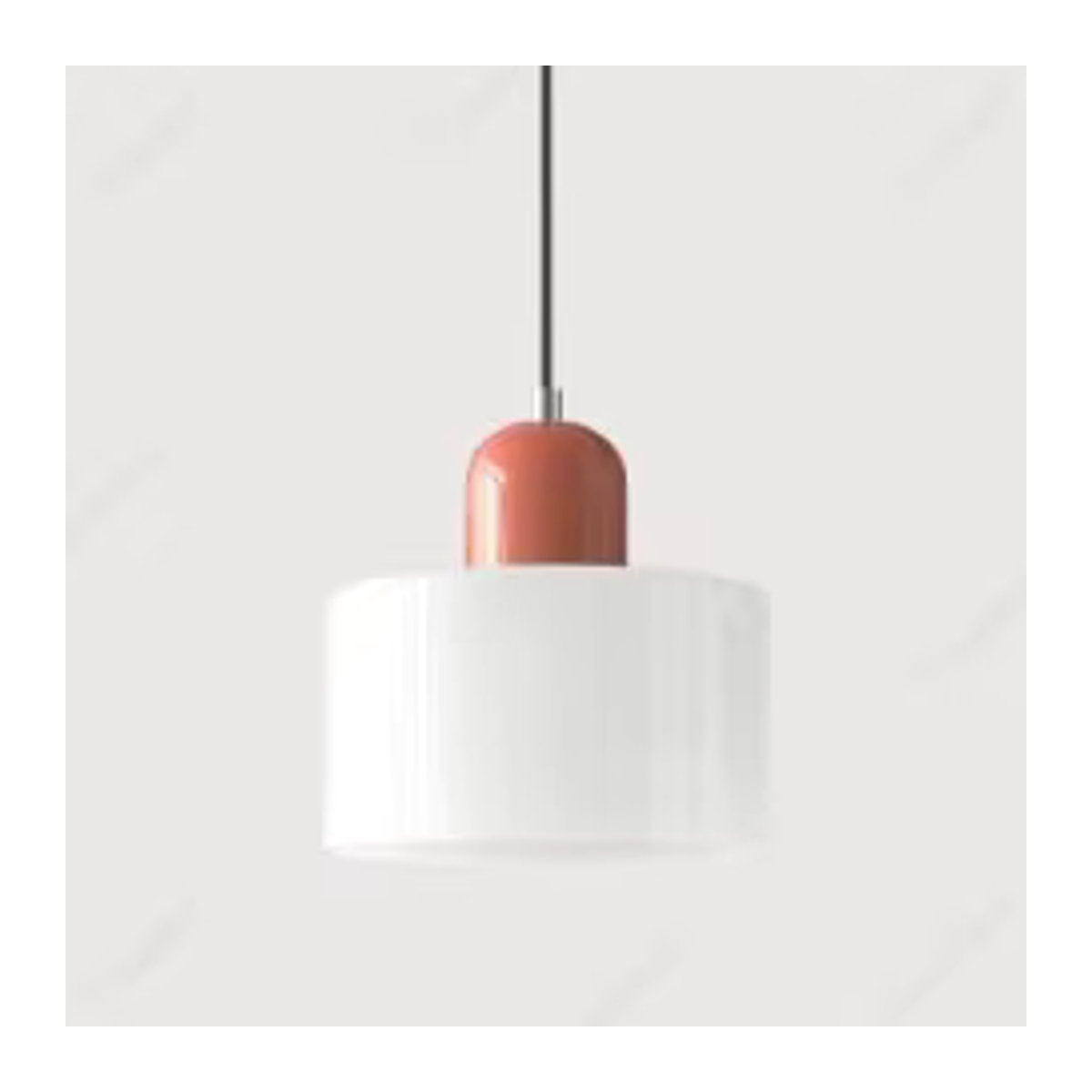 Claeted Kronleuchter aus Glas in Beige und Weiß für Wohnzimmer und Schlafzimmer mit E27 Fassung - Bild 1