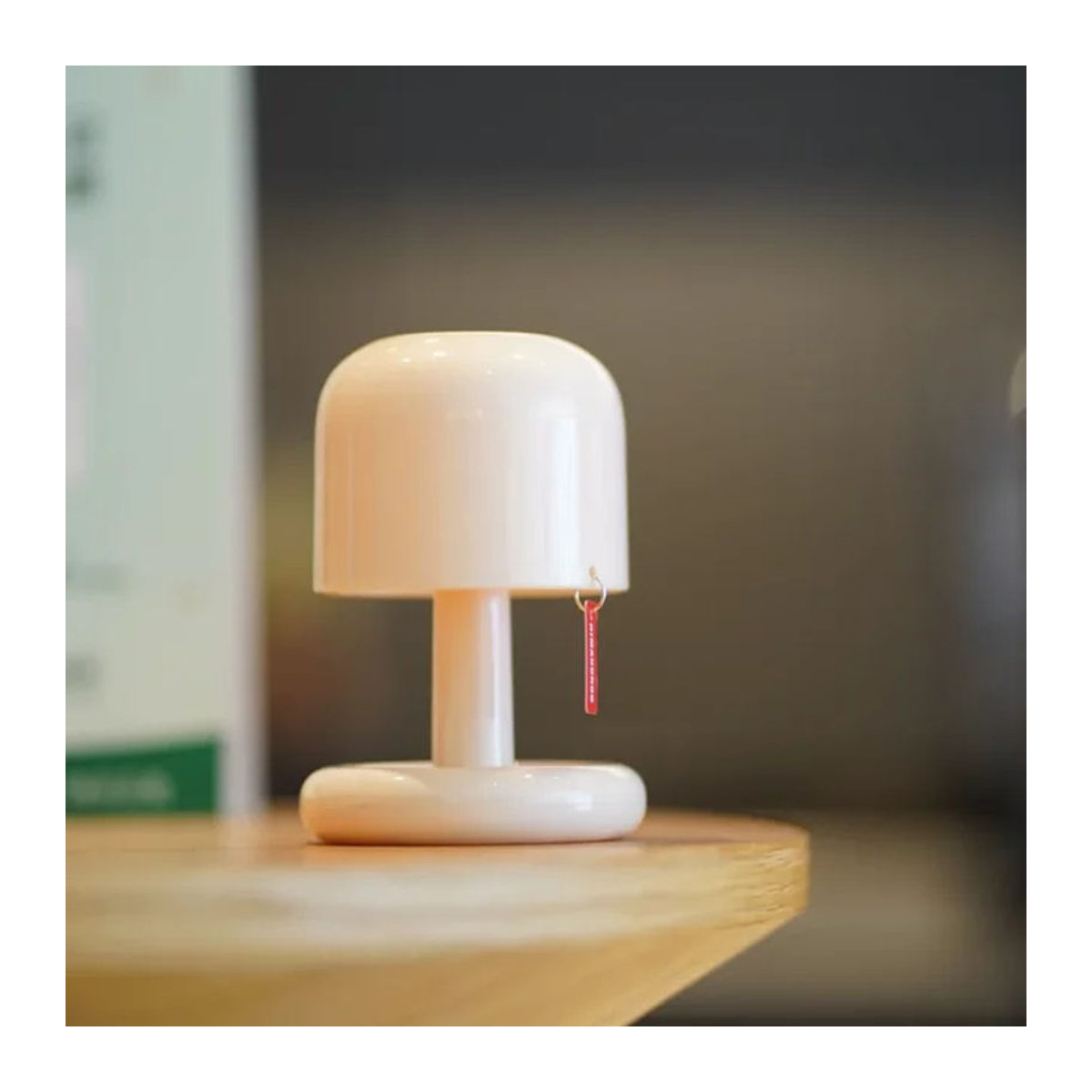 Claeted Mini Kreative Desktop Sunset Tischlampe im Pilz-Stil, USB aufladbares LED Nachtlicht in Weiß - Bild 1