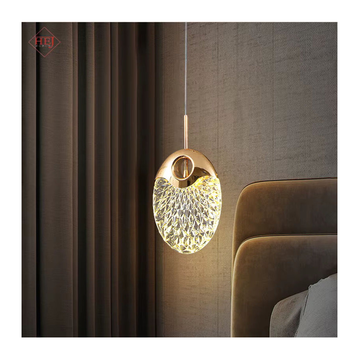 Claeted Pendelleuchte Nordic LED im skandinavischen Design für Wohnzimmer, Schlafzimmer und Esszimmer - Bild 3