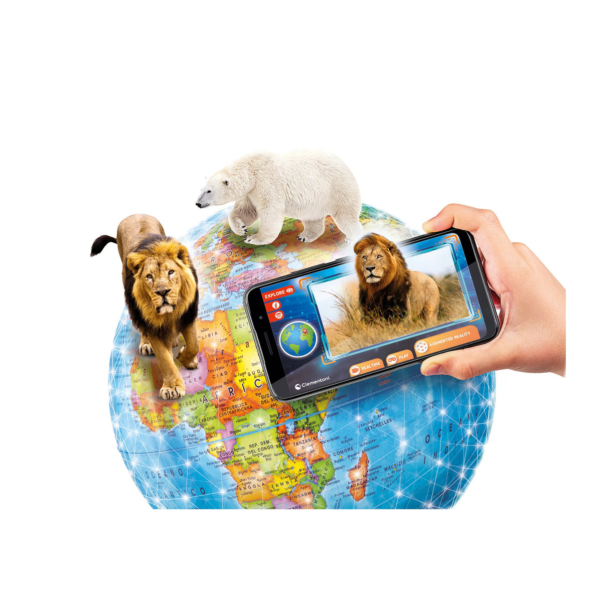 Clementoni Digitaler Globus für Kinder in Mehrfarbig - Bild 3