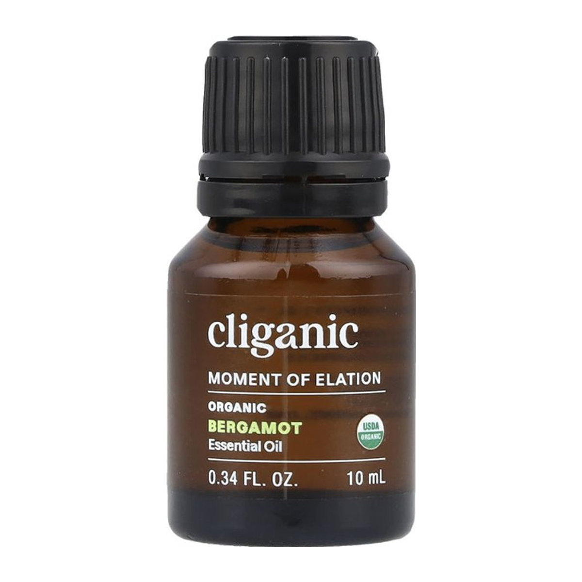 Cliganic Bio Bergamotte Ätherisches Öl in brauner Glasflasche, 10 ml - Bild 1
