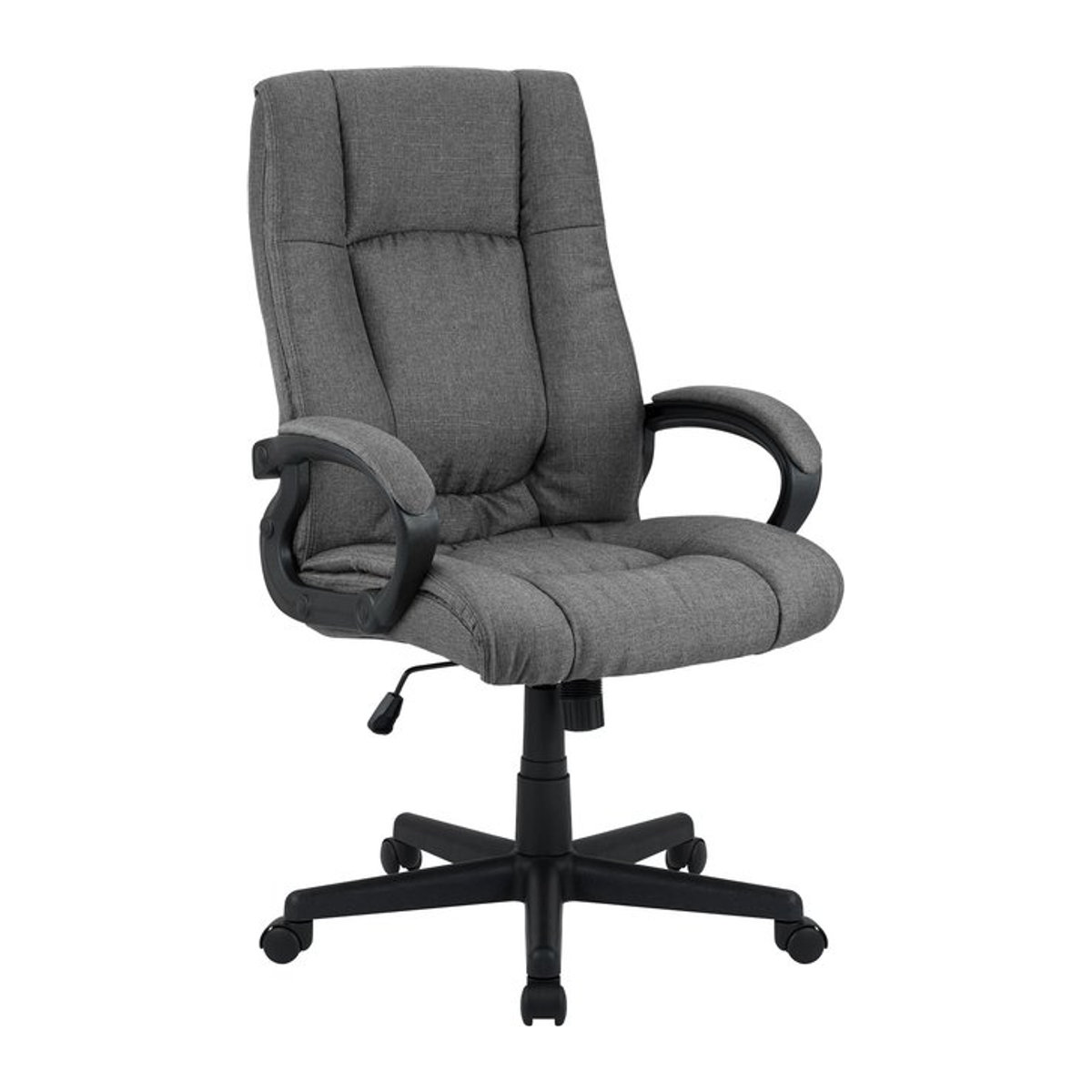 CLP Bürostuhl Sparta ergonomischer Chefsessel in Grau mit Rollen, Höhenverstellung und Wippfunktion - Bild 1
