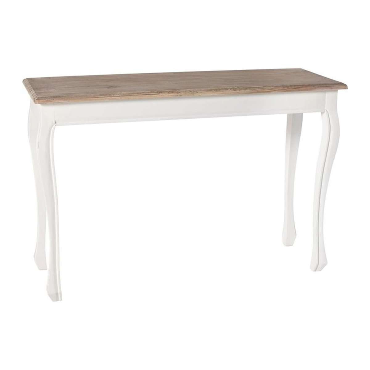 CLP Konsolentisch Balto I Sideboard aus Massivholz in Schwarz/Weiß im Landhaus-Stil - Bild 1