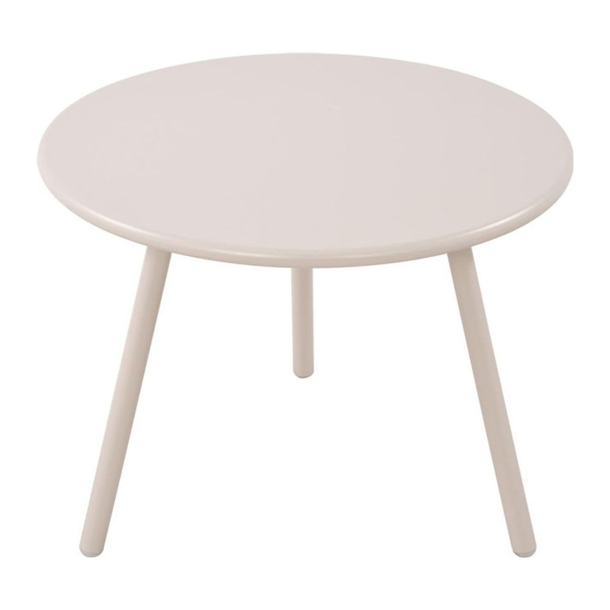 CLP Outdoor Couchtisch Minot runder Loungetisch in Hellgrau - Bild 1