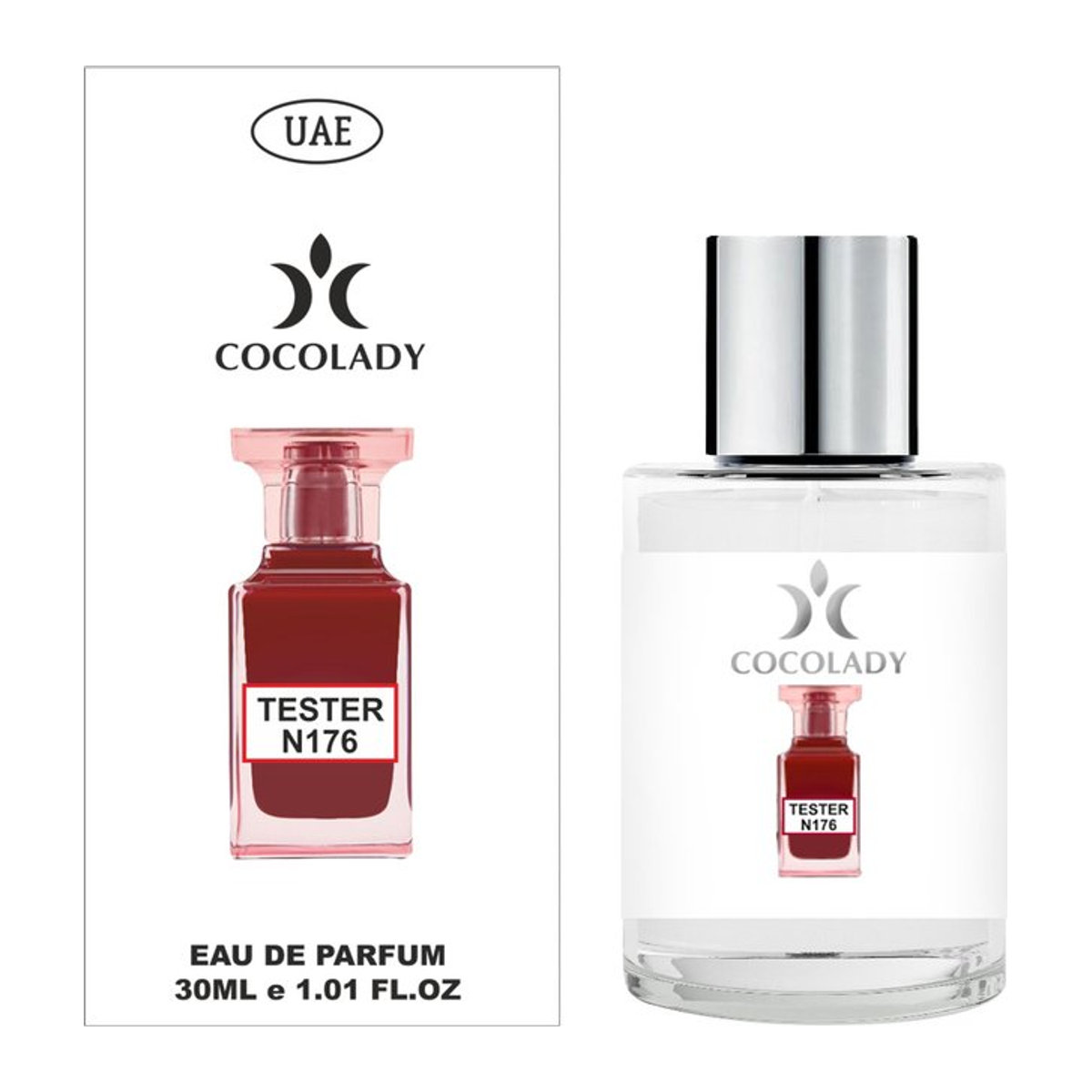 COCOLADY Unisex Parfum Nr. 176 in transparentem Glas, 30 ml - Bild 1