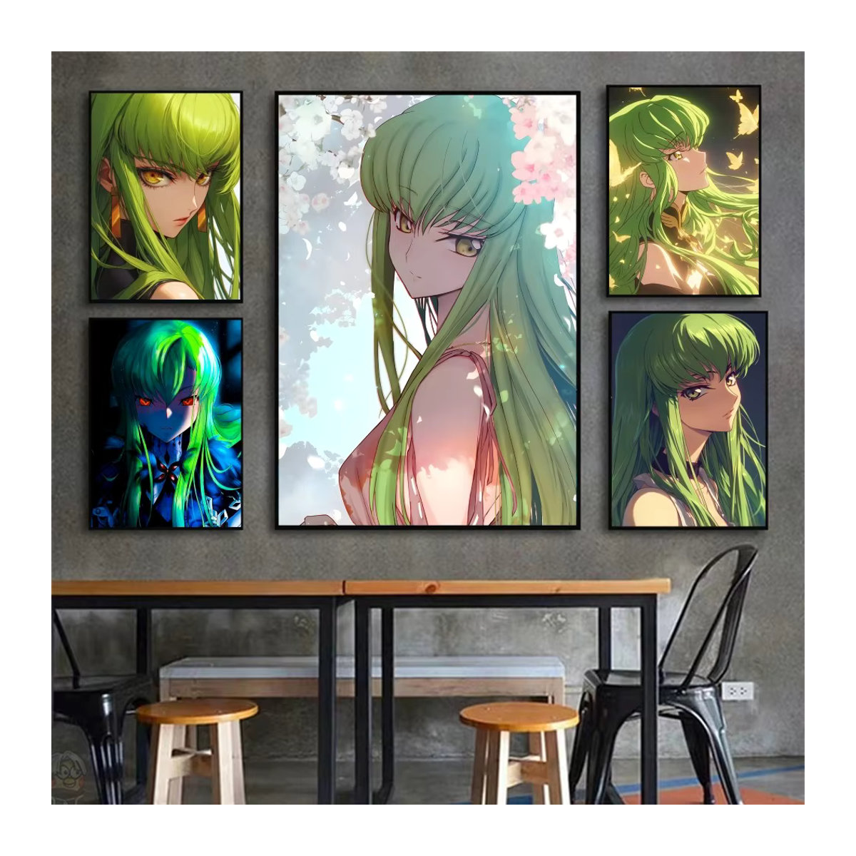 Code Geass Lelouch Of The Rebellion Anime Poster Kunstdruck auf Papier, mehrfarbig, Hochformat - Bild 4