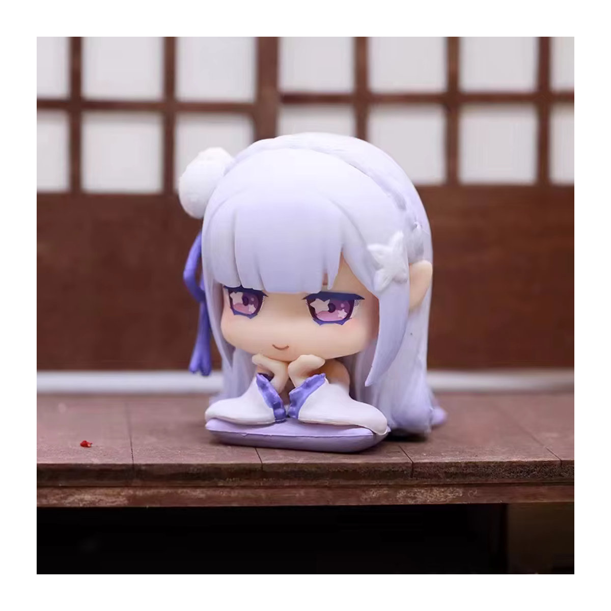 COKANO Emilia Rem Anime Schlaffiguren aus Re:Zero - Stehende Kawaii Kapsel Spielzeug Figuren in Mehrfarbig - Bild 5