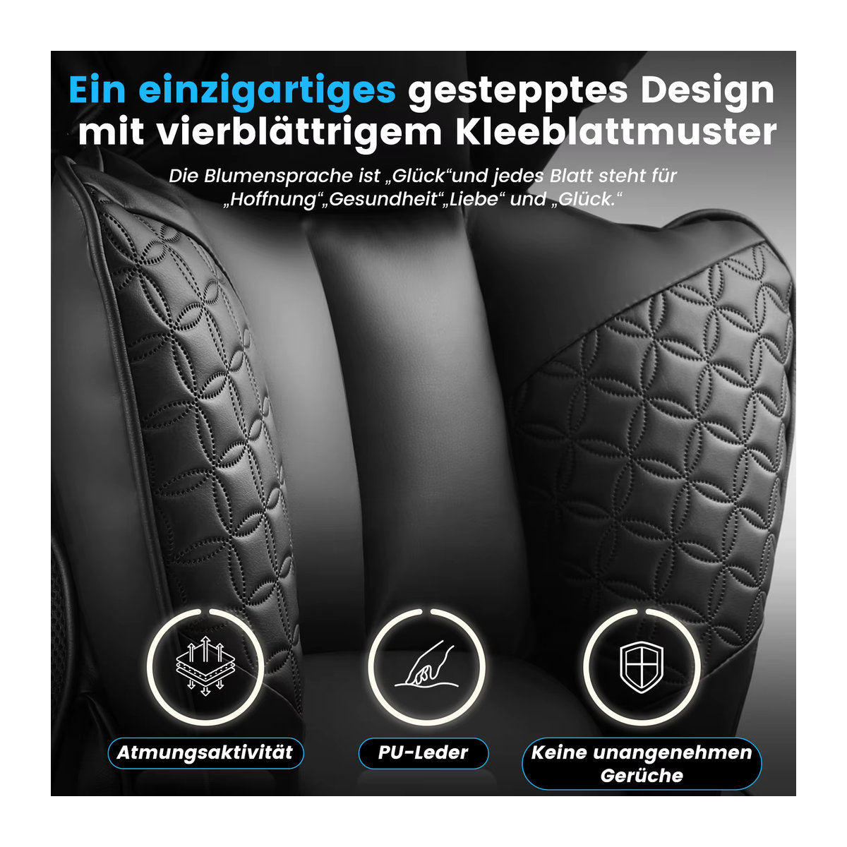 COMHOMA Gaming Stuhl ergonomischer Bürostuhl mit verstellbaren Armlehnen und Taschenfederkern-Lendenwirbelstütze in Schwarz und Braun - Bild 3
