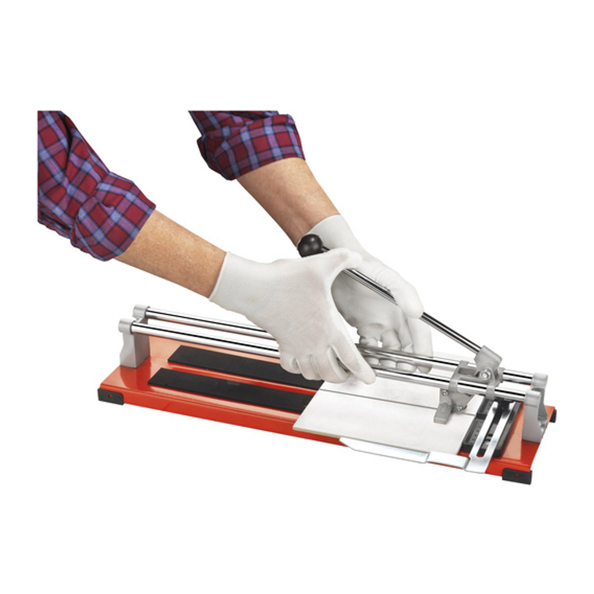 CONNEX Fliesenschneider aus Stahl in Rot, Silber und Schwarz - Bild 2