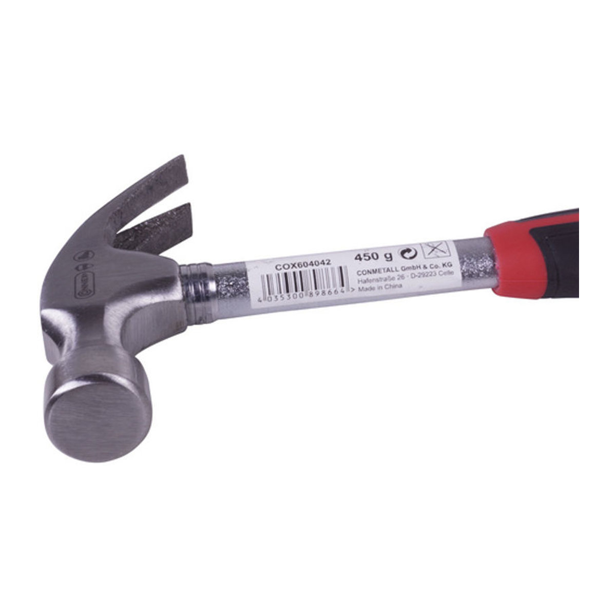 CONNEX Klauenhammer aus Stahl in Bunt, 0,45 kg - Bild 3