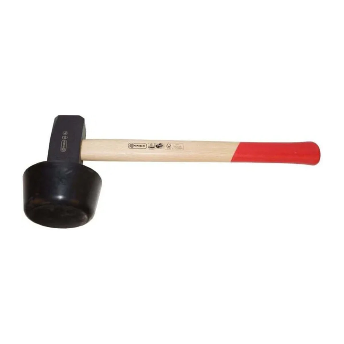 Connex Plattenverlegehammer COX622256 Gummihammer in Schwarz mit 2400 g Gewicht und 400 mm Länge - Bild 1