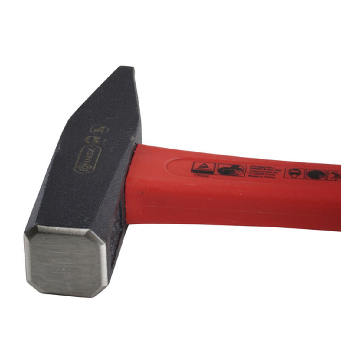 CONNEX Schlosserhammer in Rot mit 0,5 kg Gewicht - Bild 2
