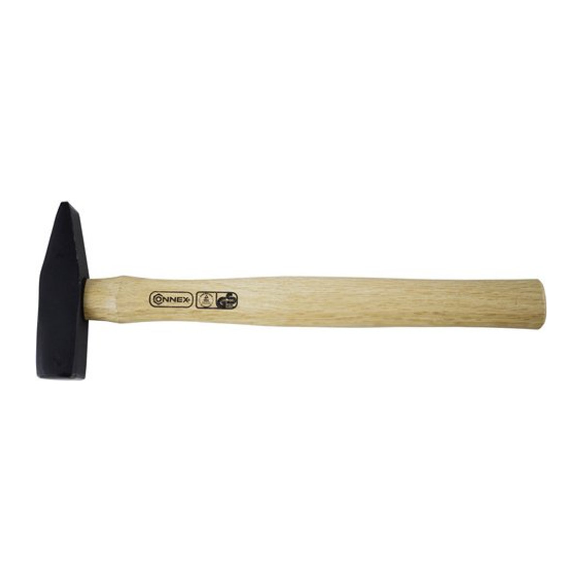 CONNEX Schlosserhammer in Schwarz mit 0,5 kg Gewicht für Metall und Holz - Bild 1