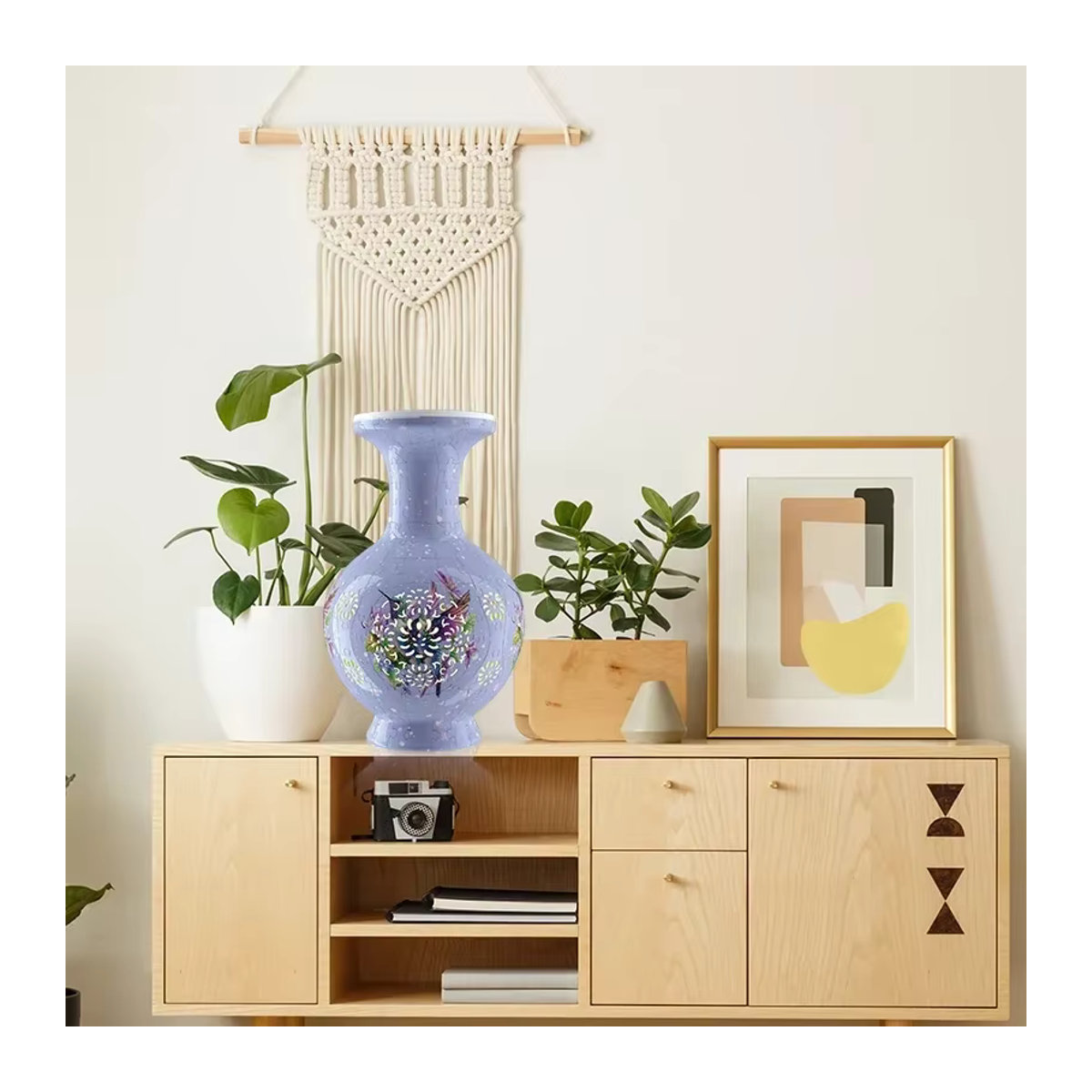CONUSEA 3D LED Licht Puzzle Blumenvase aus Porzellan in Gelb und Bunt als DIY Montessori Lernspielzeug und Deko-Geschenk - Bild 3