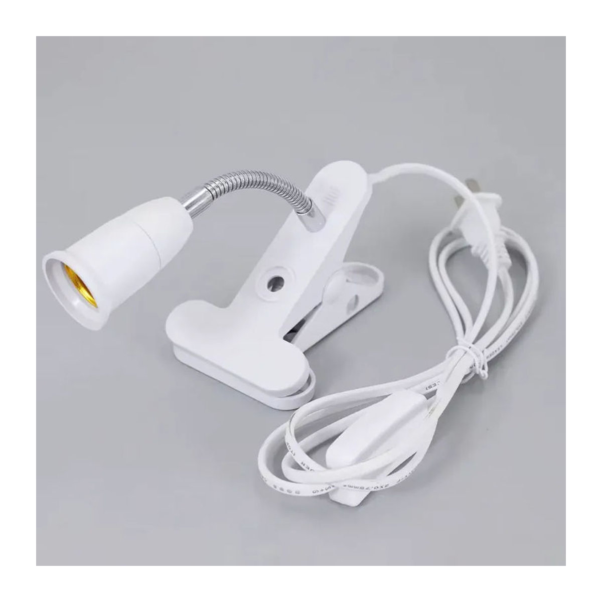 COOINJOY LED-Buchlampe in Weiß mit flexiblem Schwanenhals und Clip-on Funktion als minimalistische Leseleuchte - Bild 2
