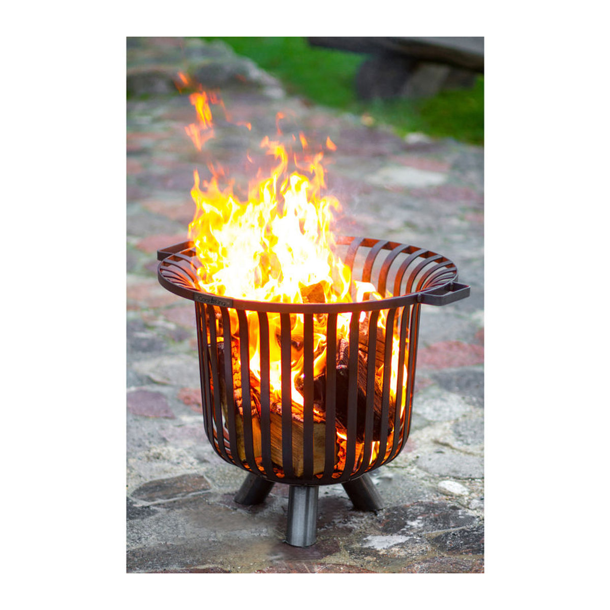 CookKing Feuerkorb Verona 60 aus Stahl in Schwarz, B/T/H: 60 x 60 x 52 cm - Bild 1