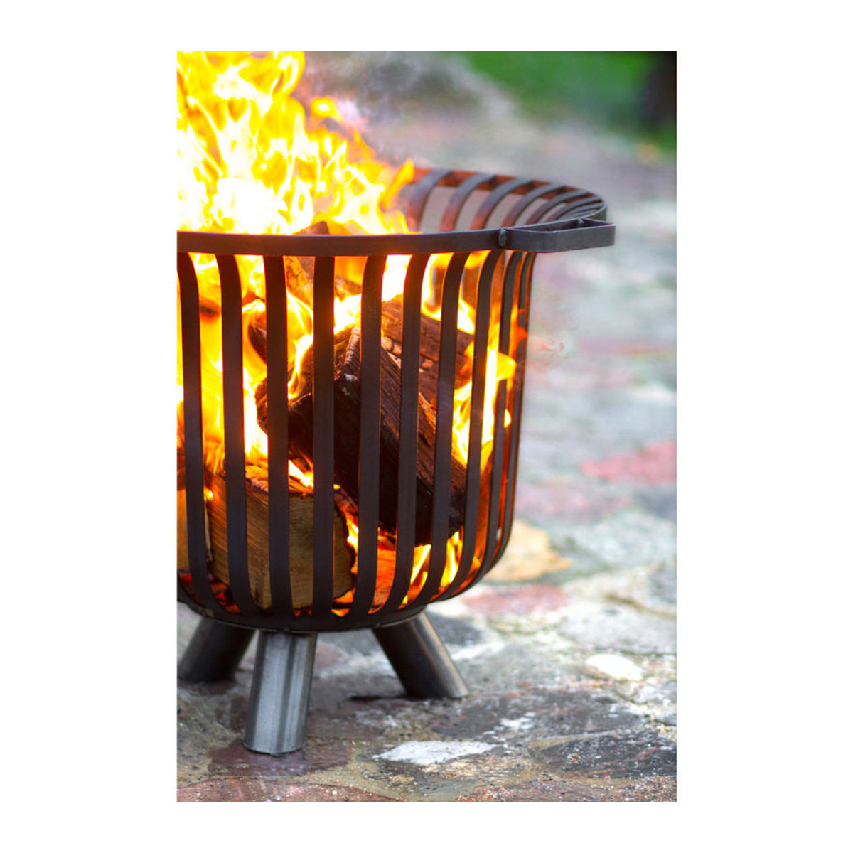 CookKing Feuerkorb Verona 60 aus Stahl in Schwarz, B/T/H: 60 x 60 x 52 cm - Bild 2