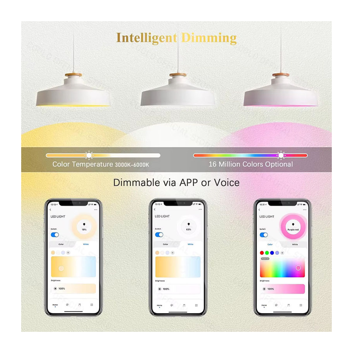 Coolo Smart LED Glühbirne GU10 RGB mit 5W dimmbarer Spotlight-Funktion für WiFi und ZigBee, kompatibel mit Alexa und Google Assistant - Bild 2