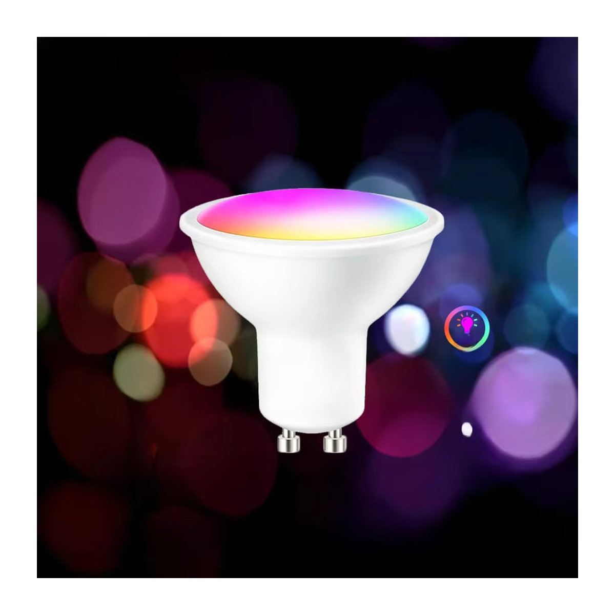 Coolo Smart LED Glühbirne GU10 RGB mit 5W dimmbarer Spotlight-Funktion für WiFi und ZigBee, kompatibel mit Alexa und Google Assistant - Bild 5