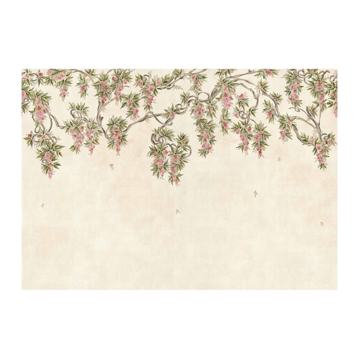 Coordonné Wandbild Abril Floral in Rosa und Beige - Bild 1