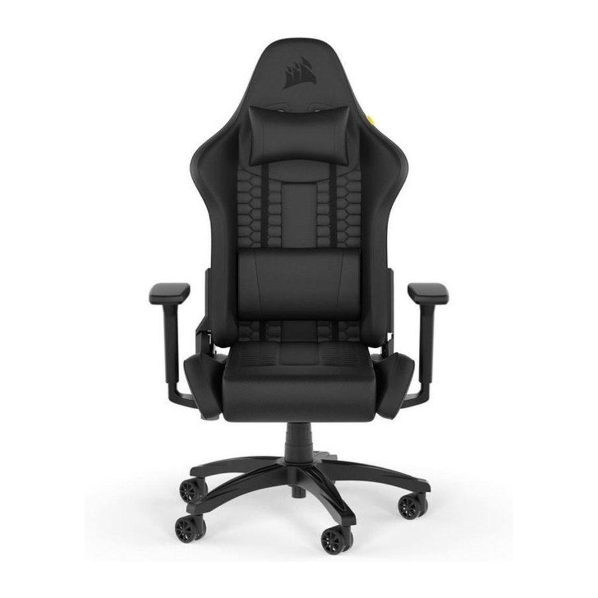 CORSAIR TC100 Relaxed Gaming-Stuhl aus Kunstleder in Schwarz - Bild 1