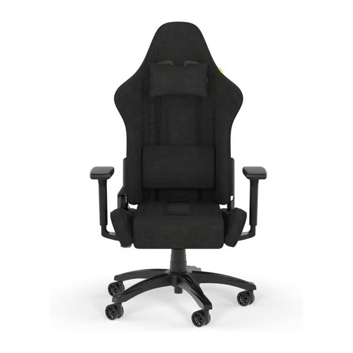 CORSAIR TC100 Relaxed Gaming-Stuhl aus Stoff, Schwarz, H: 189 cm, B: 120 cm, T: 50 cm - Bild 1