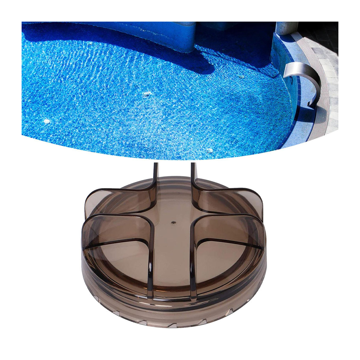 CosyHome Ersatzdeckel für Poolpumpen aus Kunststoff für 3 bis 4 PS und 2400 GPH Sandfilteranlagen - Bild 4