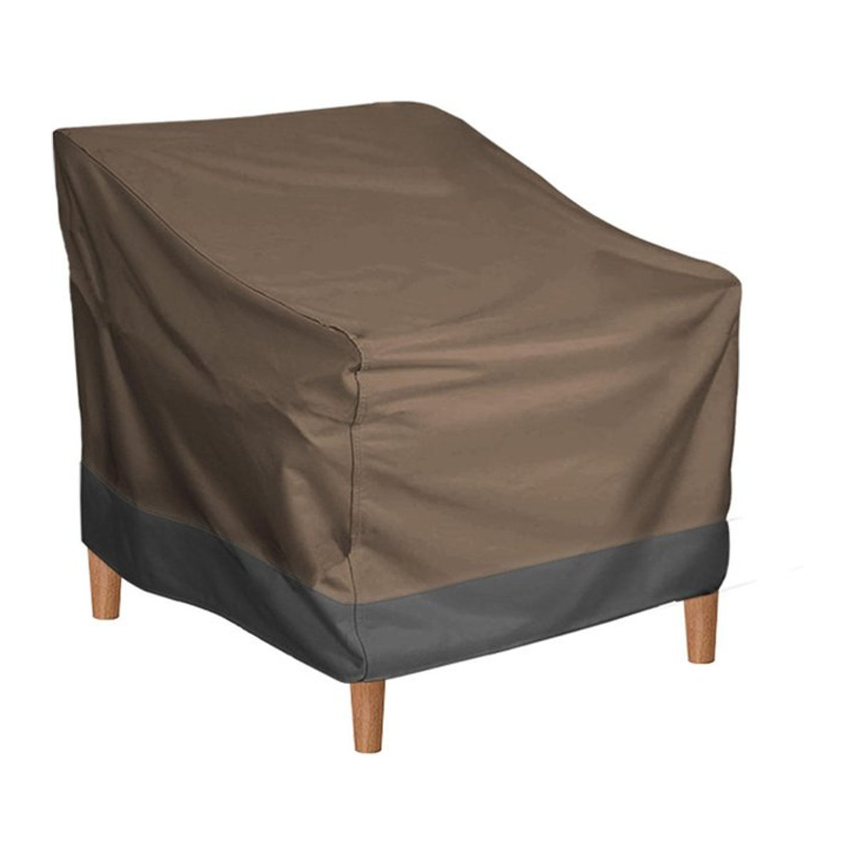 CosyHome Terrassenstuhlbezug aus wasserabweisendem Oxford-Gewebe mit Silberbeschichtung in Silber - Bild 1