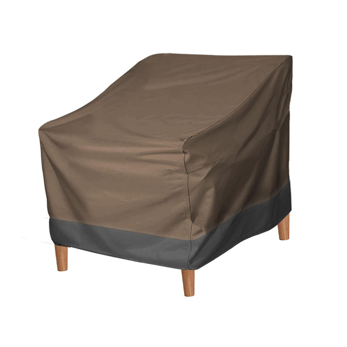 CosyHome Terrassenstuhlbezug aus wasserabweisendem Oxford-Gewebe mit Silberbeschichtung in Silber - Bild 3