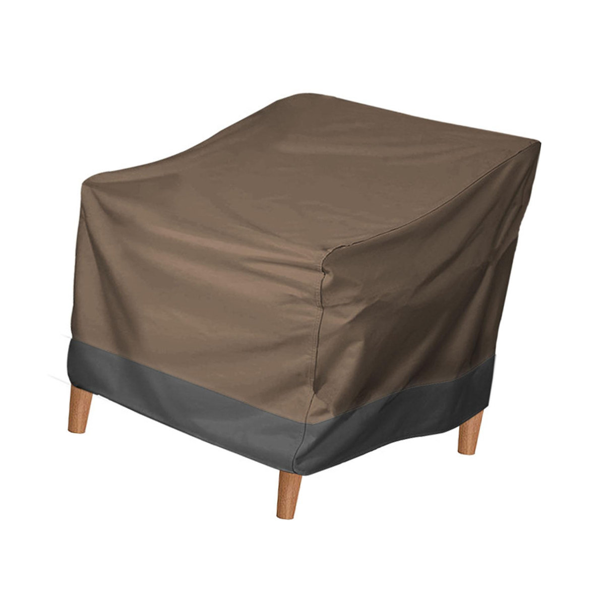 CosyHome Terrassenstuhlbezug aus wasserabweisendem Oxford-Gewebe mit Silberbeschichtung in Silber - Bild 4