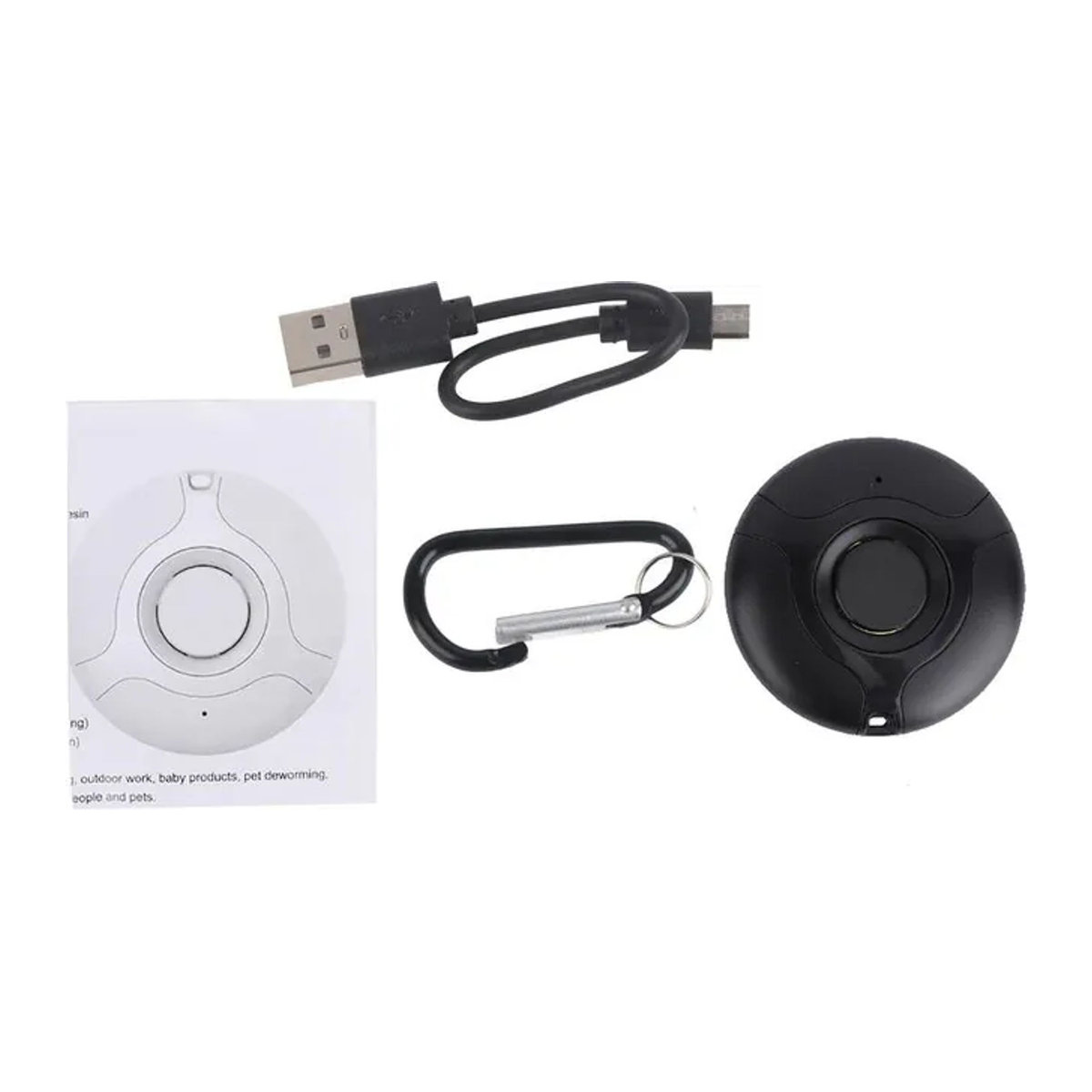 CosyHome Tragbarer USB-Moskitovertreiber Elektronischer Schädlingsvertreiber Schwarz - Bild 1
