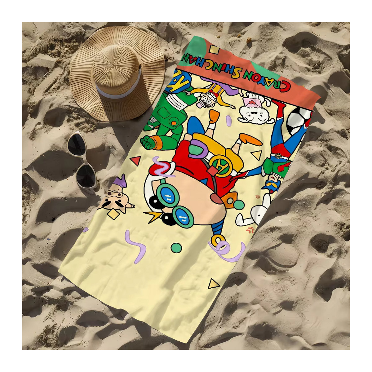 Crayon Shin-chan Anime Handtuch mehrfarbig schnell trocknend und saugfähig - Bild 5
