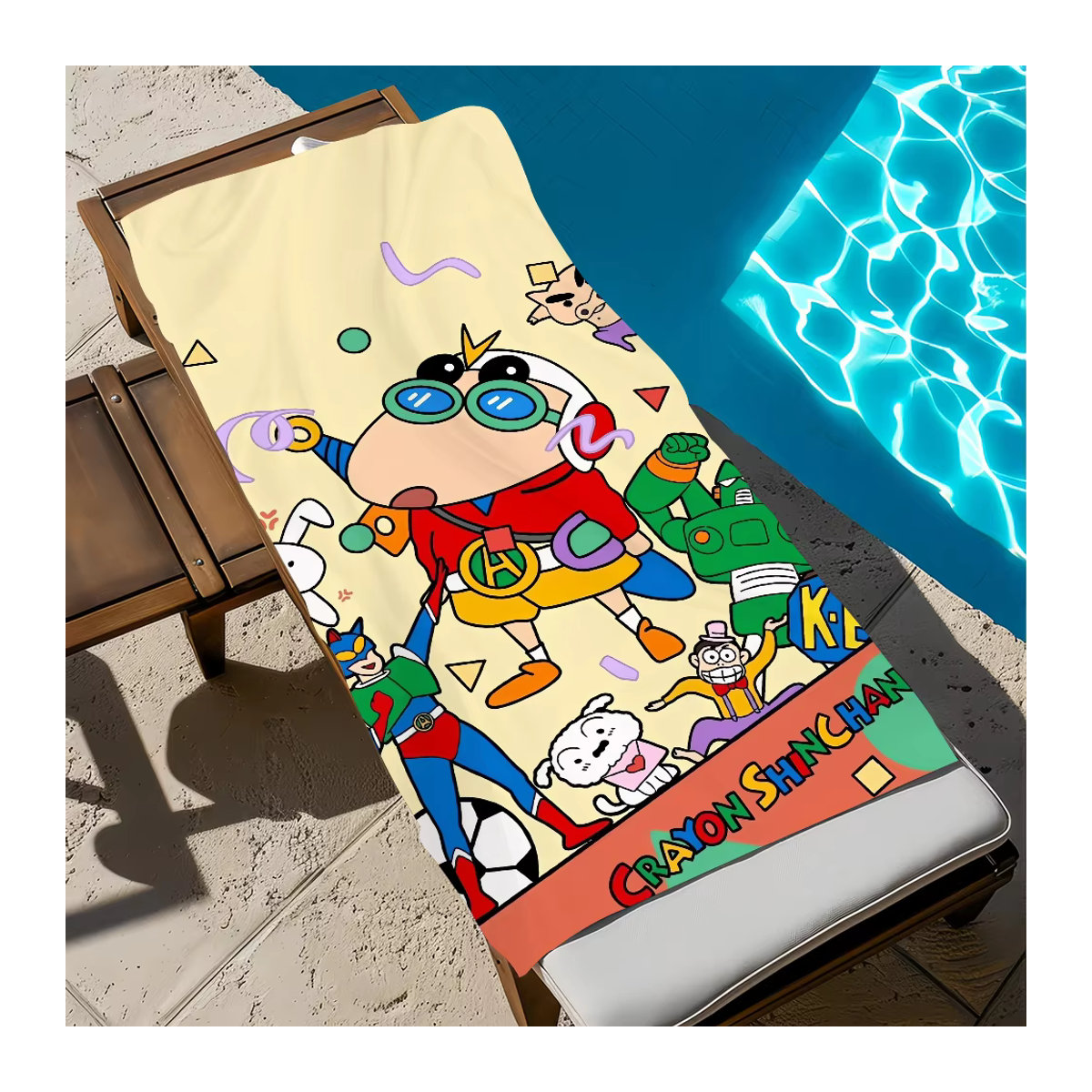Crayon Shin-chan Anime Handtuch mehrfarbig schnell trocknend und saugfähig - Bild 6