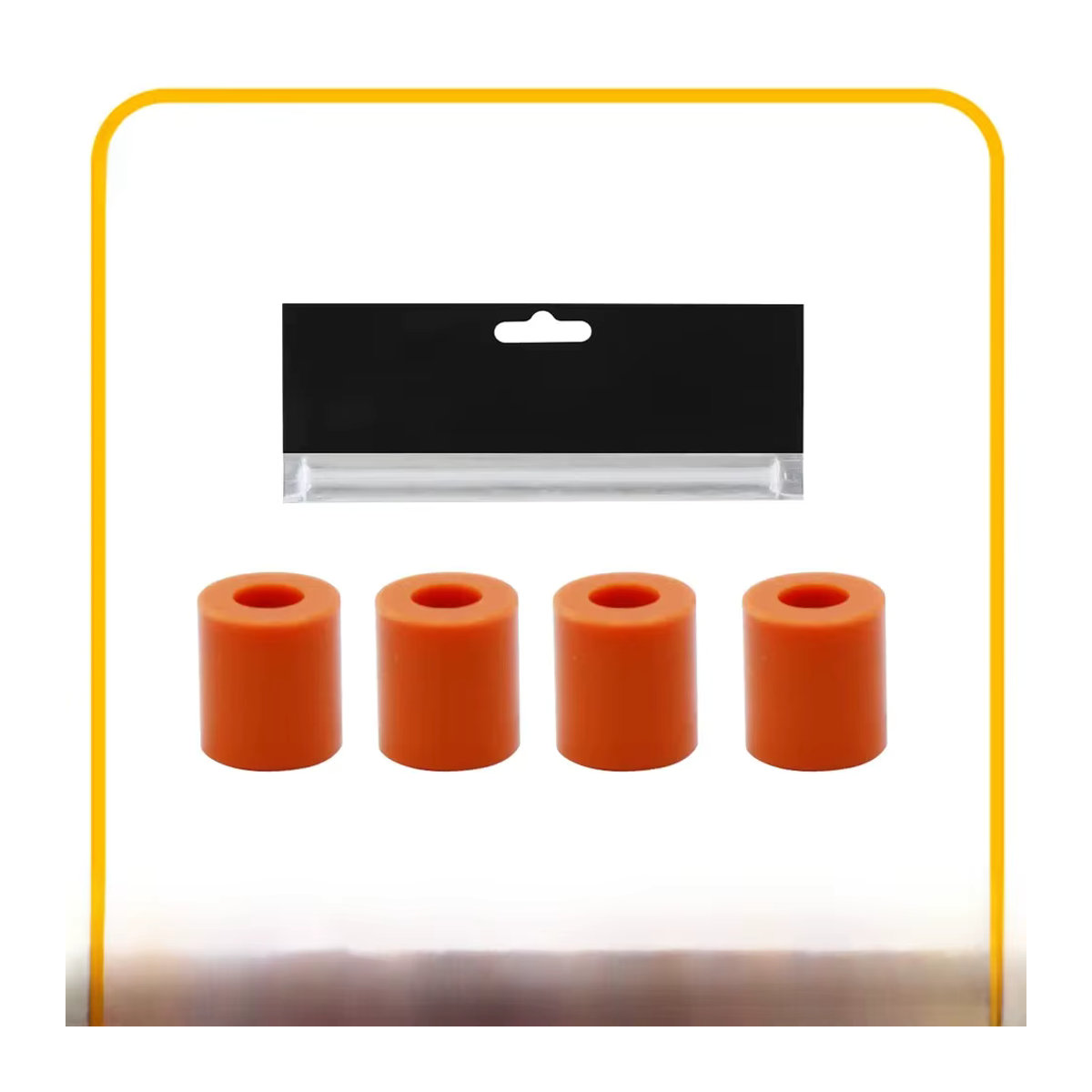 Creality Silikon-Nivelliersäulen Set aus 4 Stück in Orange für Ender-3 und Ender 3 Pro - Bild 6