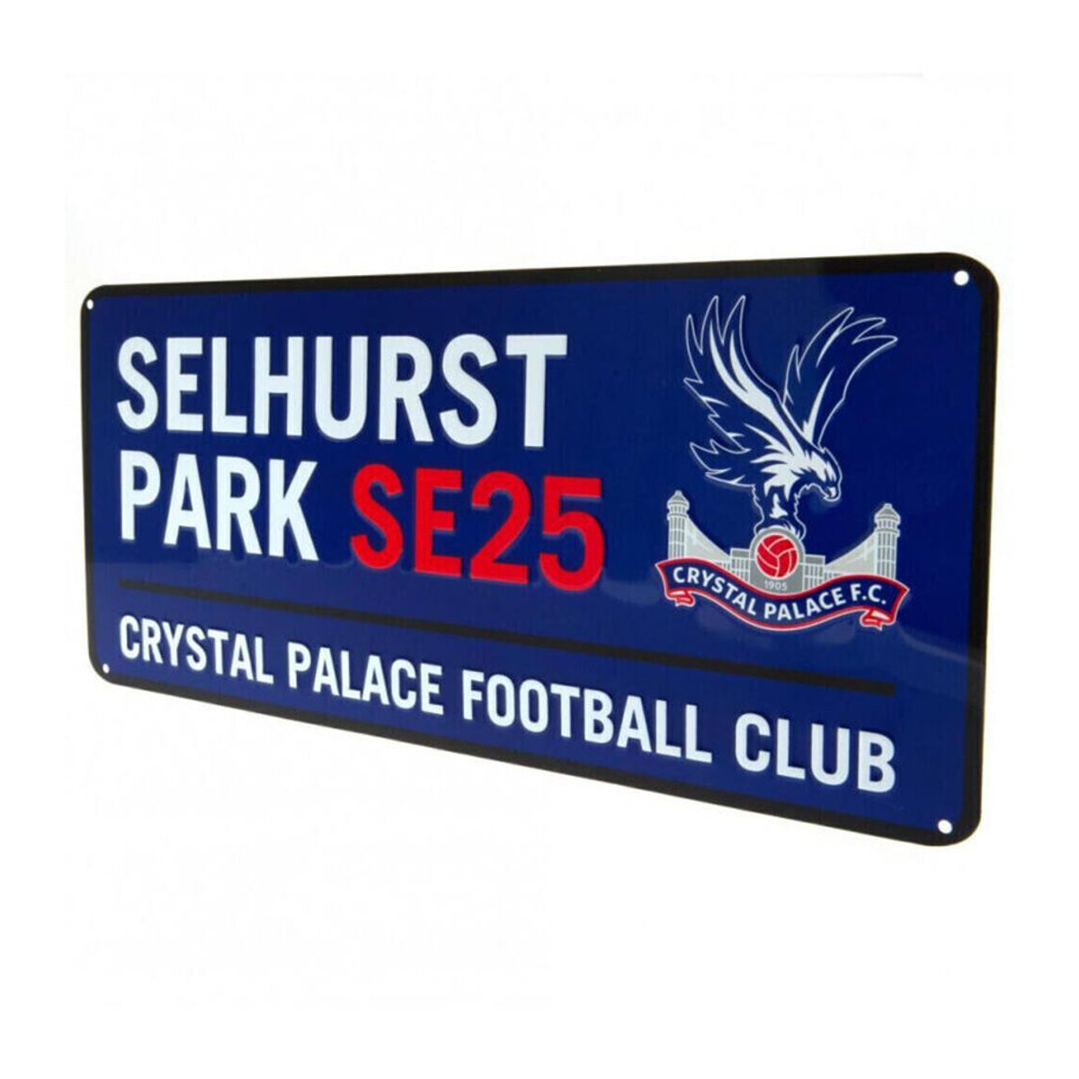 Crystal Palace FC Metall-Wanddekoration in Blau, Rechteckig - Bild 3