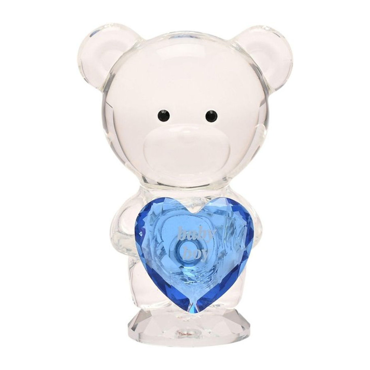 Crystocraft Kristallbär Dekoration aus Glas in Transparent, Baby Junge - Bild 1