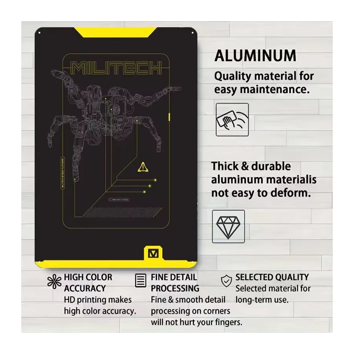 Cyberpunk Metallschild Retro Gaming-Poster für deine Raumdekoration, mehrfarbig, B/H: 30 x 20 cm - Bild 4