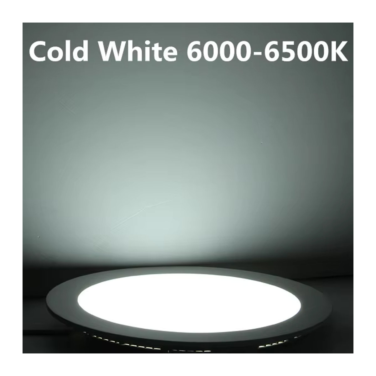 CYLRDXK LED-Deckeneinbau-Downlight Runde LED-Panel-Leuchte mit Antrieb in Weiß - Bild 2