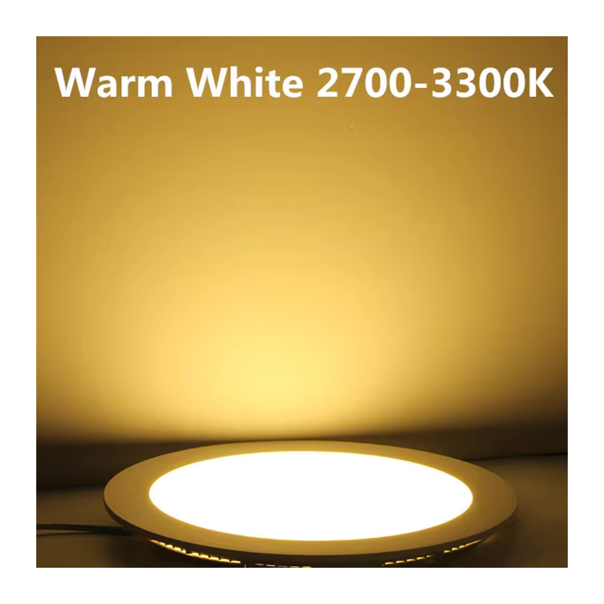 CYLRDXK LED-Deckeneinbau-Downlight Runde LED-Panel-Leuchte mit Antrieb in Weiß - Bild 3