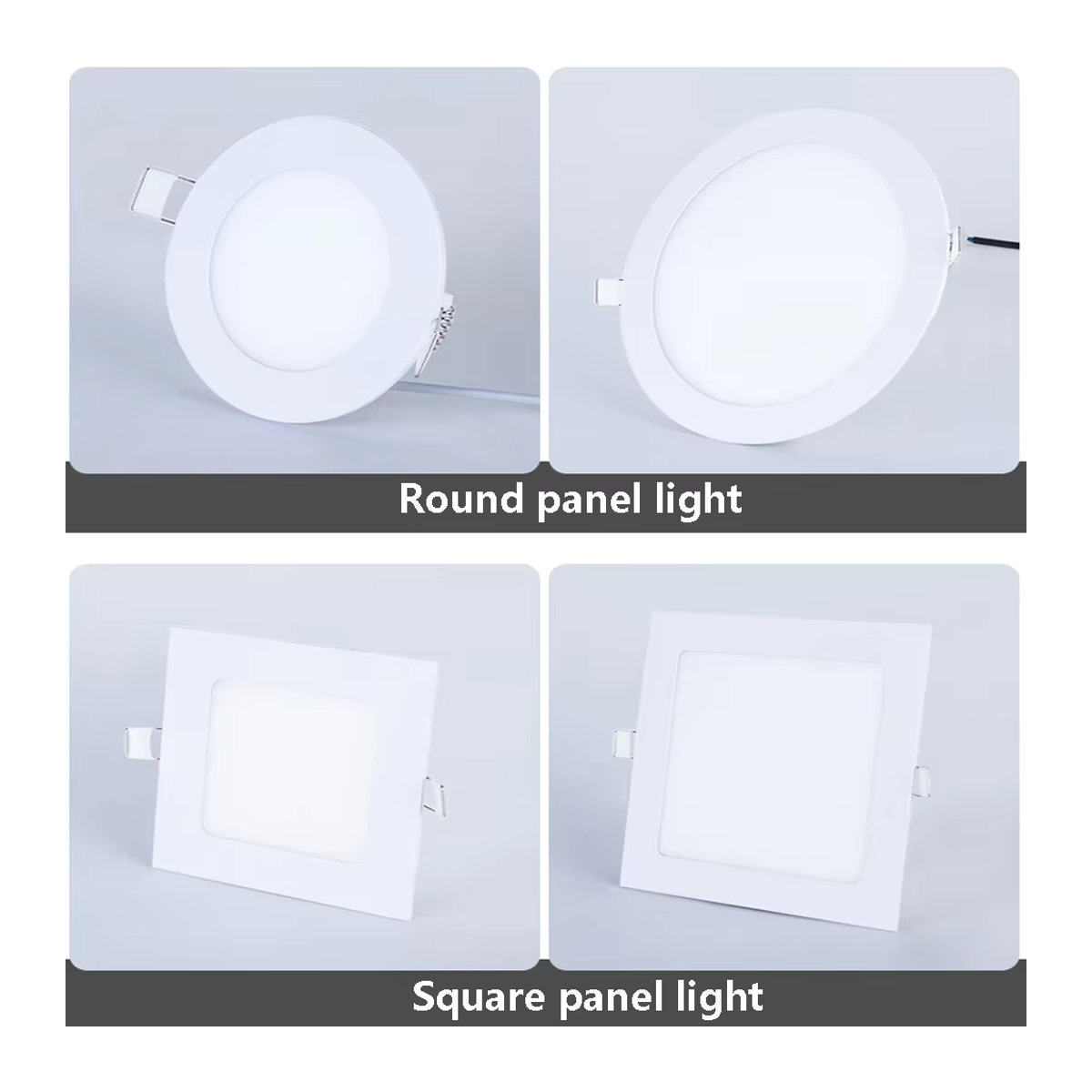 CYLRDXK LED-Deckenleuchte 24 W in Weiß, minimalistisches ultradünnes LED-Panel-Licht mit 295 mm Durchmesser - Bild 2