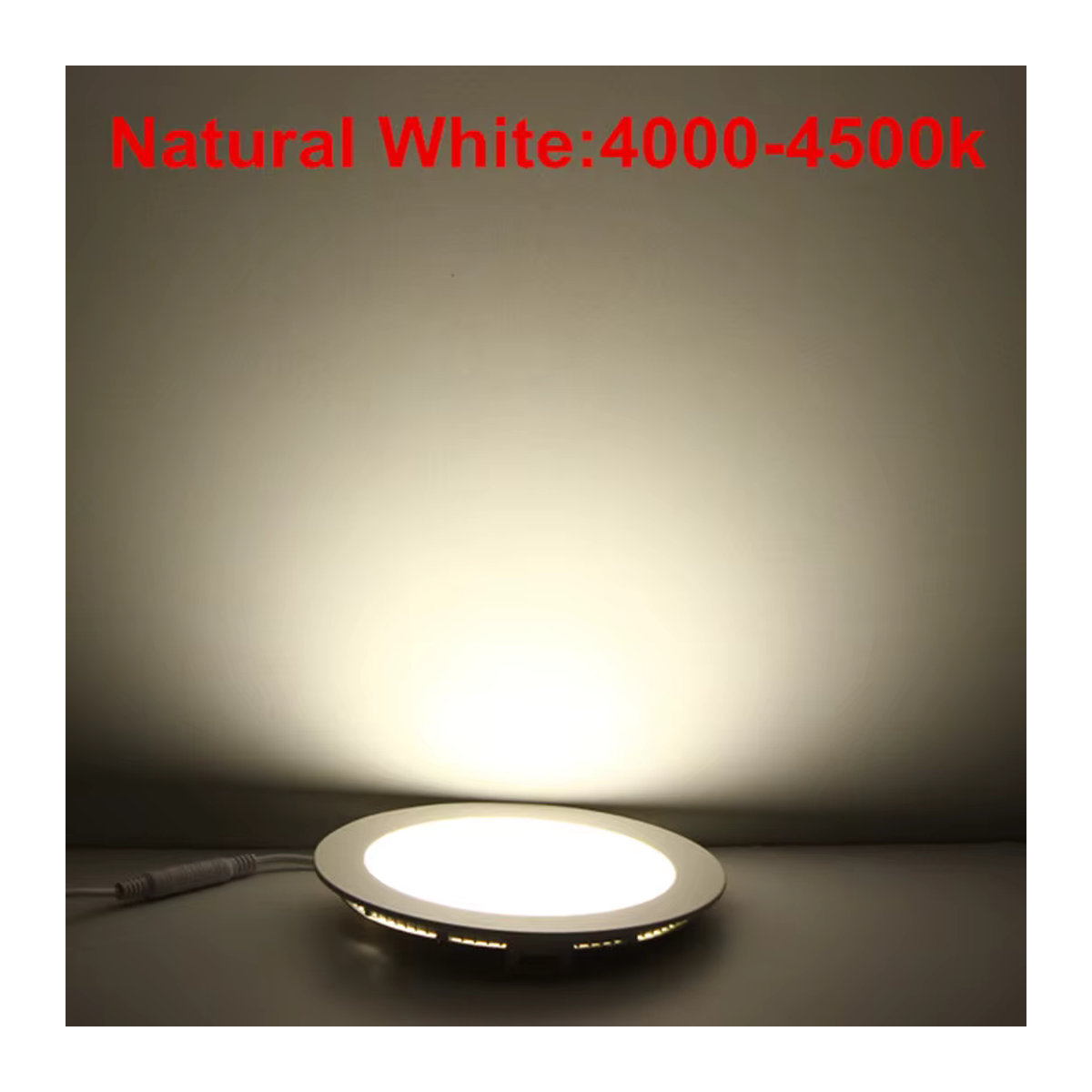 CYLRDXK LED-Deckenleuchte 24 W in Weiß, minimalistisches ultradünnes LED-Panel-Licht mit 295 mm Durchmesser - Bild 4