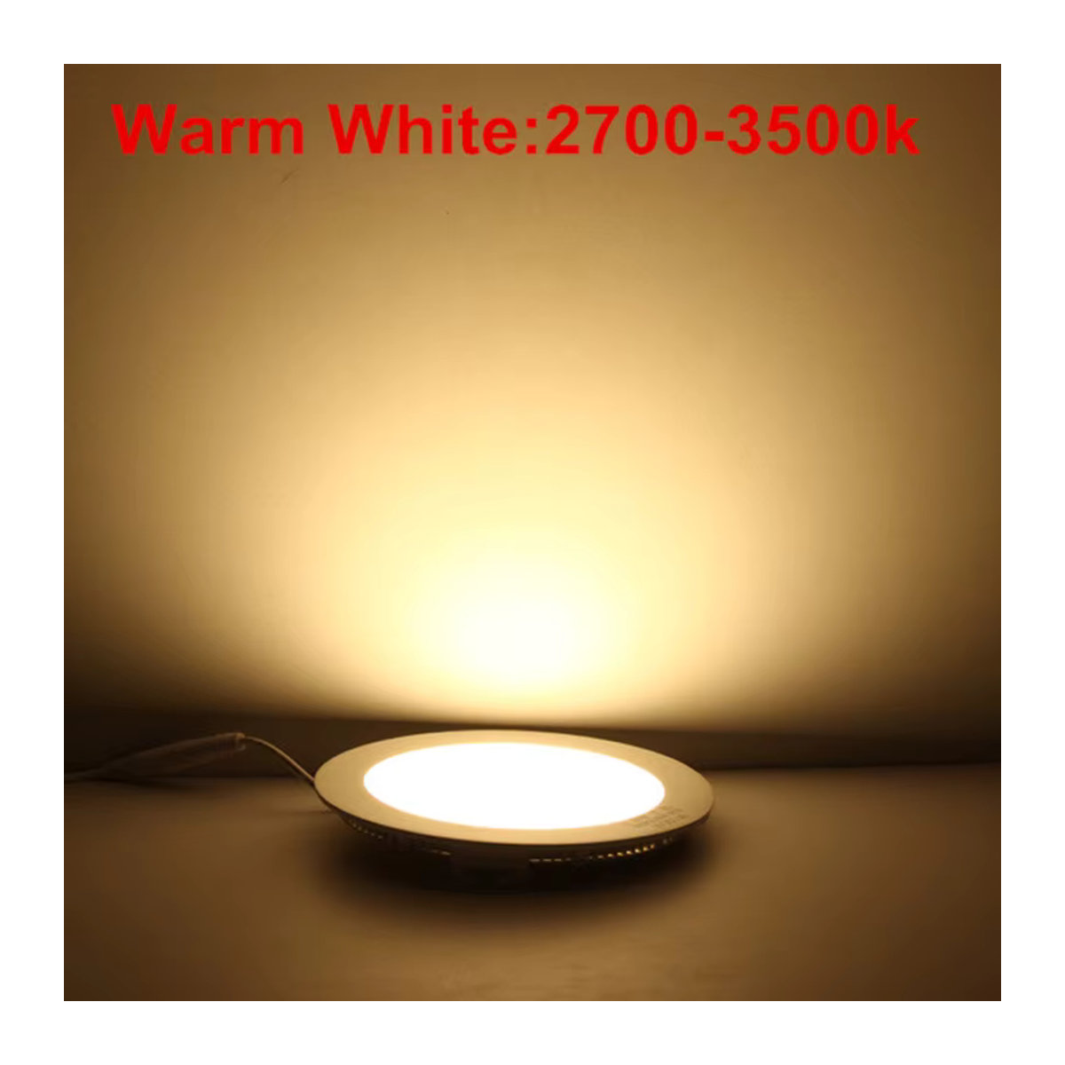 CYLRDXK LED-Deckenleuchte 24 W in Weiß, minimalistisches ultradünnes LED-Panel-Licht mit 295 mm Durchmesser - Bild 6