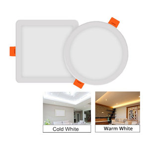 CYLRDXK LED Einbaustrahler Weiß minimalistisches ultra dünnes LED-Panel für Deckenmontage mit einstellbarem Ausschnitt von 50mm bis 210mm aus Aluminium