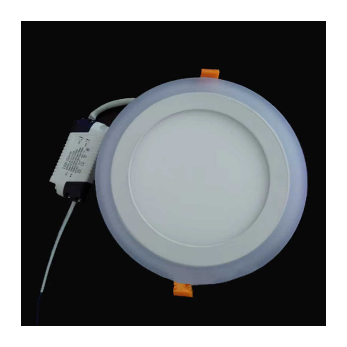 CYLRDXK LED Panel Downlight Einbaustrahler in Weiß mit zwei Farben und Treiber - Bild 2