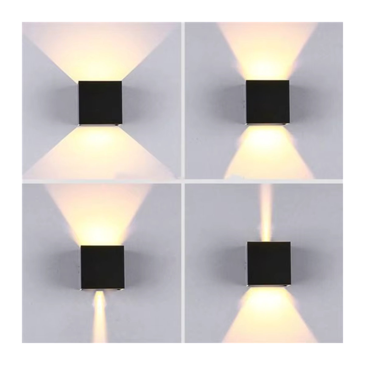 CYLRDXK LED Wandleuchte IP65 wasserdicht für Außen und Innen in Warmweiß 3000K - Bild 2