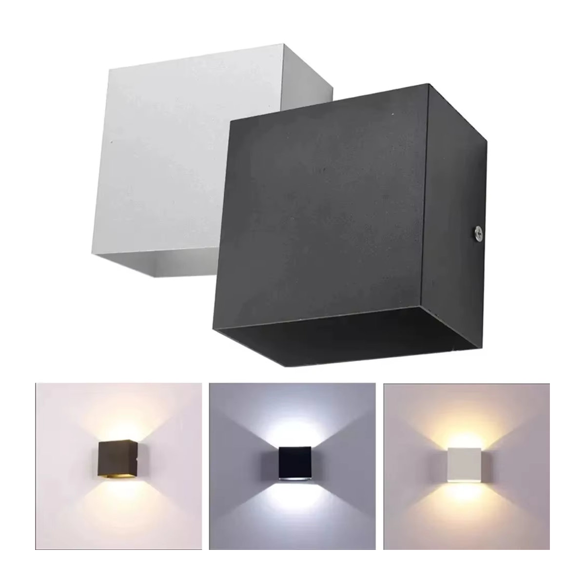 CYLRDXK LED Wandleuchte IP65 wasserdicht für Außen und Innen in Warmweiß 3000K - Bild 3