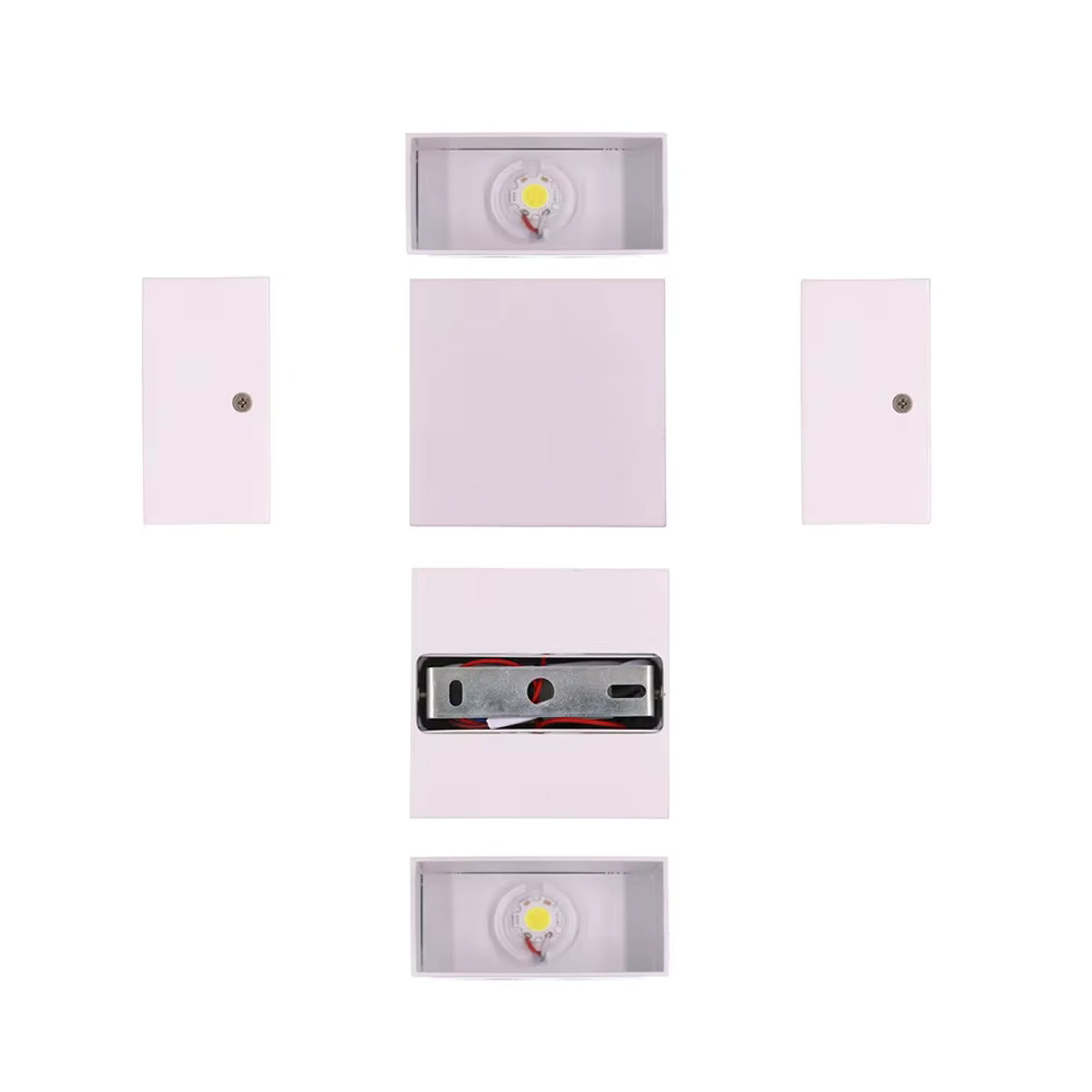 CYLRDXK LED Wandleuchte IP65 wasserdicht für Außen und Innen in Warmweiß 3000K - Bild 5