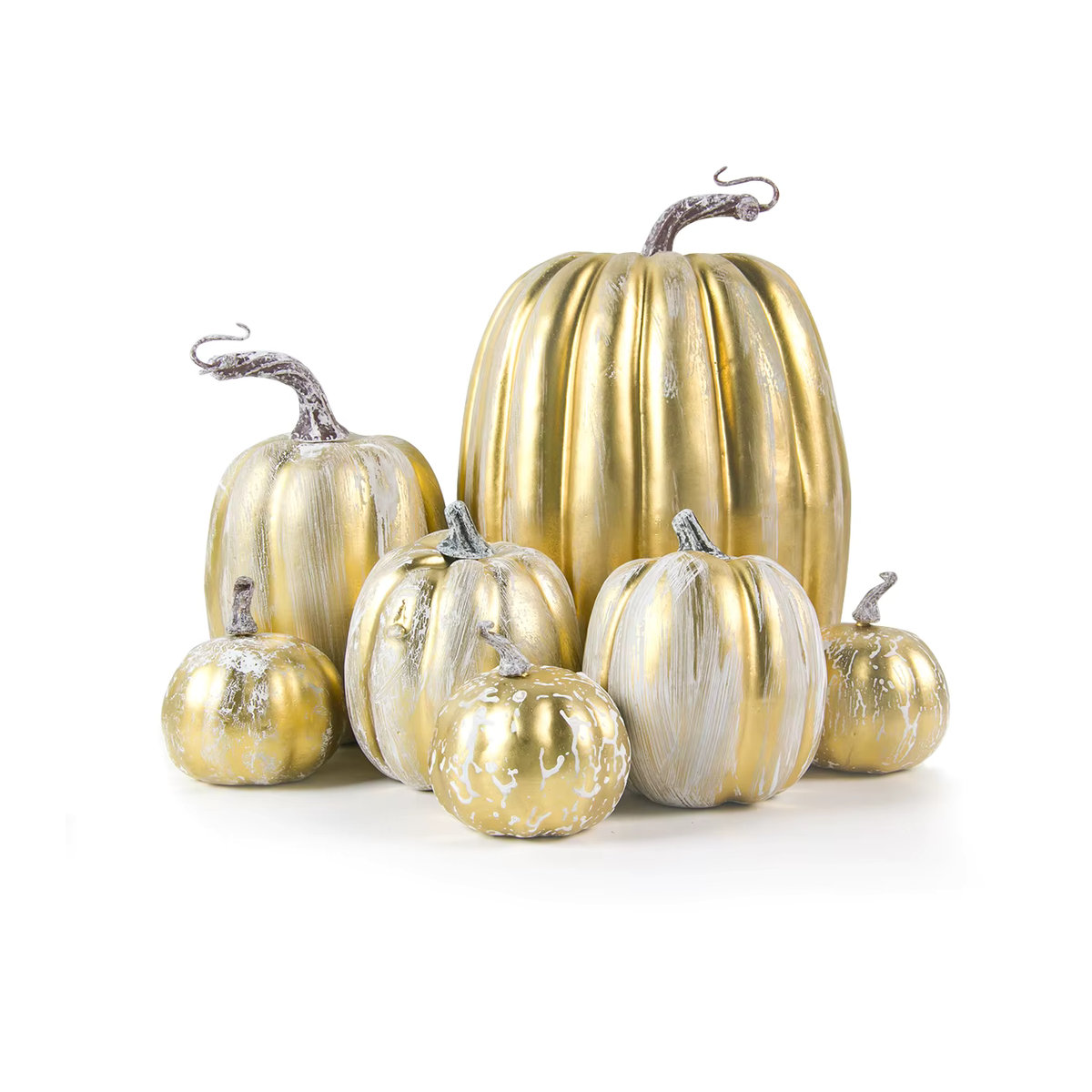 Cyuan Künstliche Kürbisse Set in Mehrfarbig für Herbst und Halloween Dekoration im Landhausstil - Bild 2