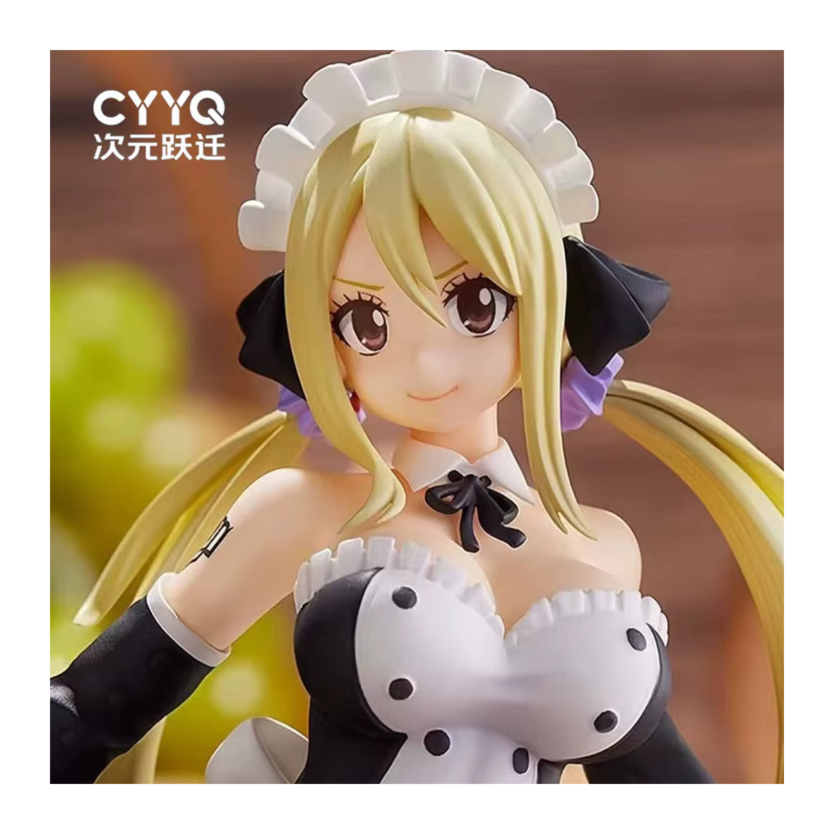 CYYQ Anime Actionfigur Lucy Heartfilia Maid Outfit aus Kunststoff, mehrfarbiges Sammlermodell für dein Desktop-Ornament - Bild 2